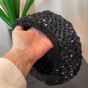 Sequin Knit Beret